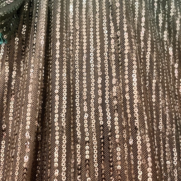 SALE - closing closet. Designer saree pre-pleated stiched - Picture 3 of 4